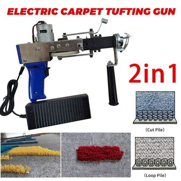 Electric Loop Pile Type Carpet Weaving Machine Hand Tufting Gun Rug Making